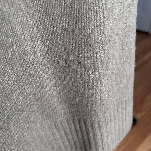 All Saints Women's Sweater Side Button Knitted Crewneck Long Sleeve Green Large - Picture 11 of 11